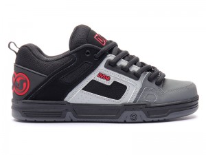 Zapatillas Skate DVS COMANCHE Hombre Negras Gris Rojas España | YB62-202