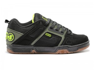 Zapatillas Skate DVS COMANCHE Hombre Negras Verde Oliva España | WO78-210