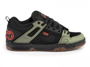 Zapatillas Skate DVS COMANCHE Hombre Negras Verde Oliva Naranjas España | HP15-147