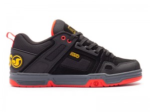 Zapatillas Skate DVS COMANCHE Hombre Negras Amarillo Rojas España | RW00-925