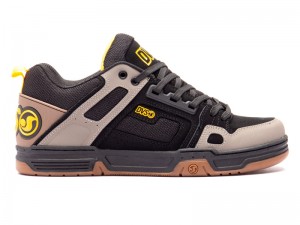 Zapatillas Skate DVS COMANCHE Hombre Negras Amarillo España | IC11-570
