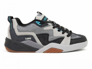 Zapatillas Skate DVS DEVIOUS Hombre Negras Turquesa España | KA70-502