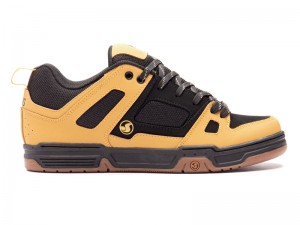 Zapatillas Skate DVS GAMBOL Hombre Amarillo Negras España | TP36-990