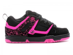 Zapatillas Skate DVS GAMBOL Mujer Negras Rosas España | WC85-471